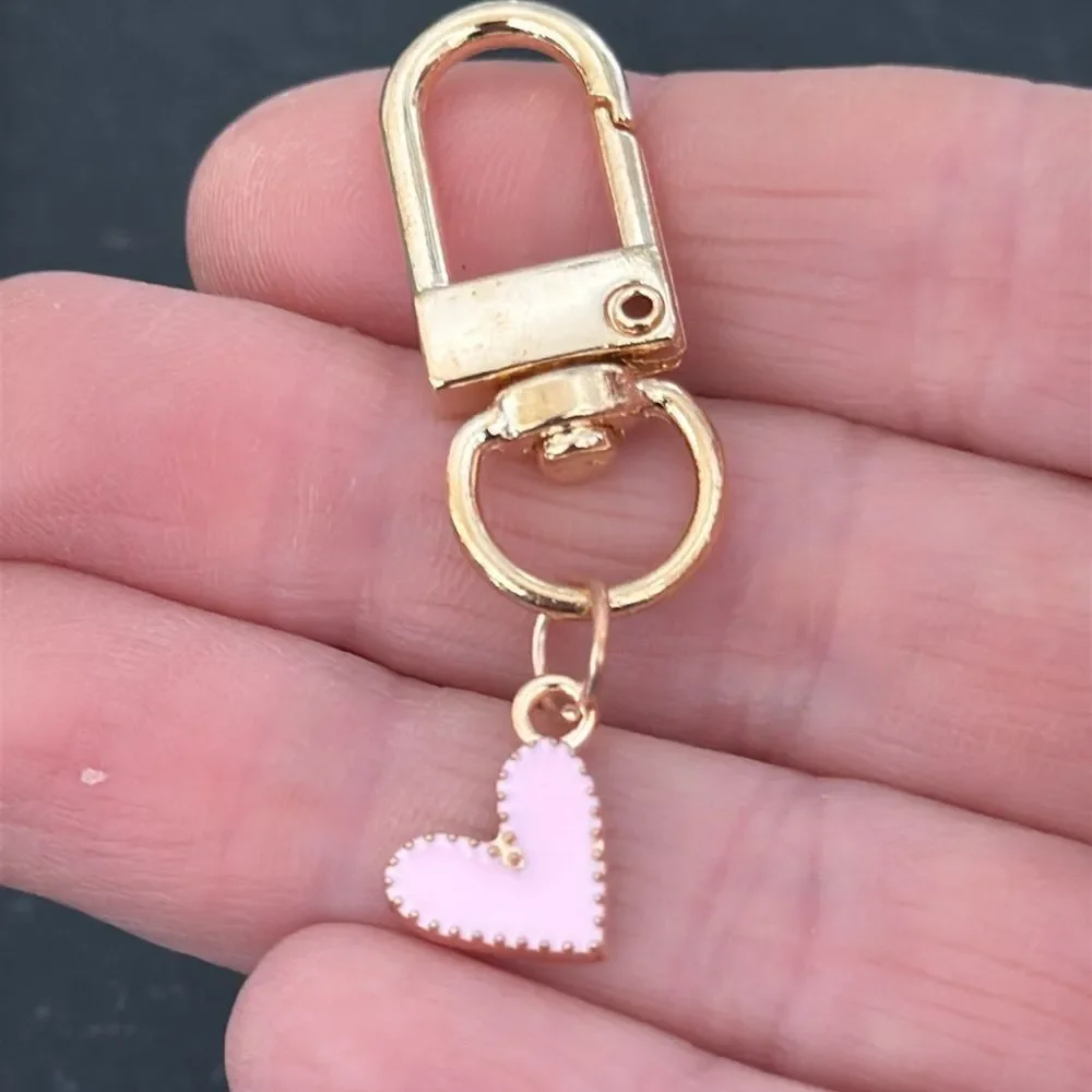 8 Heart Charm Keychain Gift Set for Valentine’s Day - Party Favors